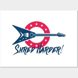 Shred Harder No1 Posters and Art